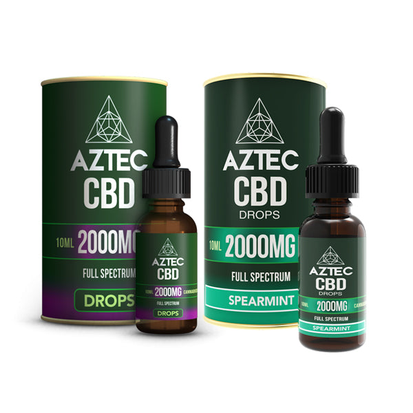 Aztec 2000mg CBD Hemp Oil - 10ml | The CBD Hut