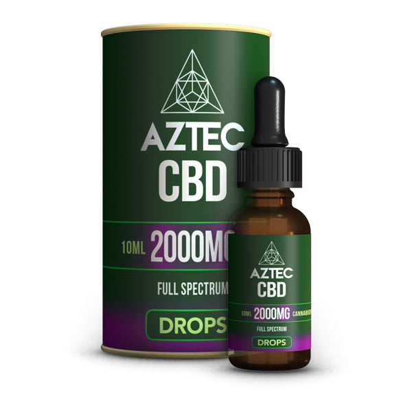Aztec 2000mg CBD Hemp Oil - Natural | The CBD Hut