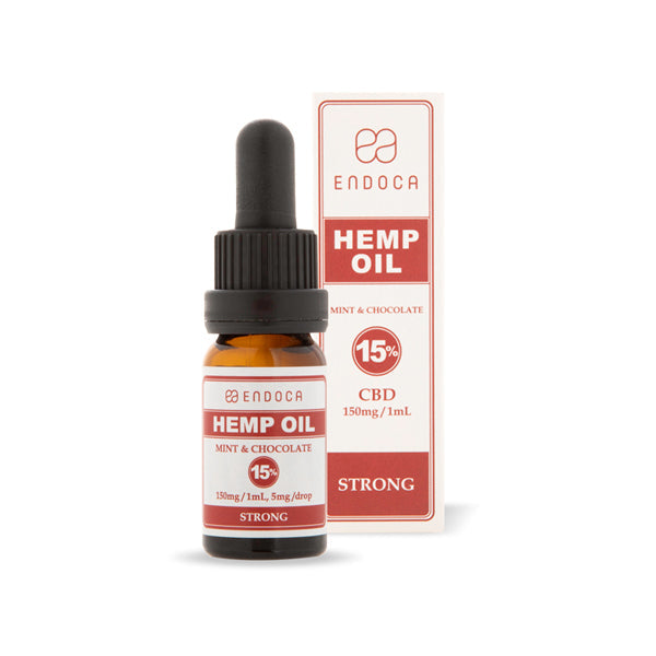 Endoca 1500mg CBD Hemp Oil Drops Mint & Chocolate - 10ml | The CBD Hut