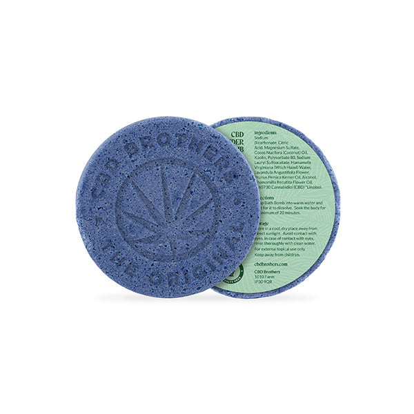CBD Brothers 100mg CBD Lavender Bath Bomb - 100g | The CBD Hut