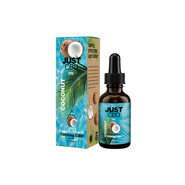 Just CBD 1000mg Coconut Oil Tincture - 30ml | The CBD Hut