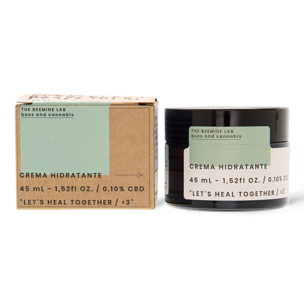 The Beemine Lab 45mg CBD Hydrating Facial Cream 45ml | The CBD Hut