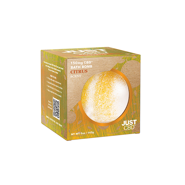 Just CBD 150mg Bath Bombs - 142g - Citrus | The CBD Hut