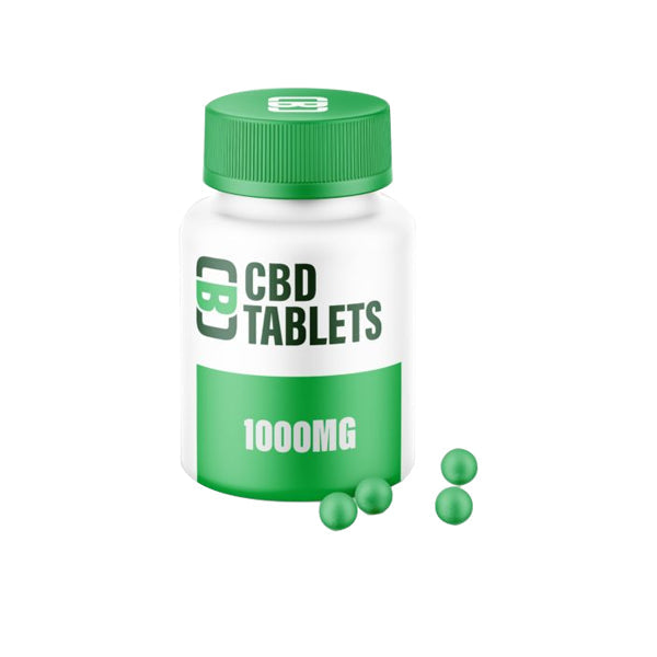 CBD Asylum 1000mg CBD Tablets - 100 Tabs (BUY 1 GET 2 FREE) | The CBD Hut