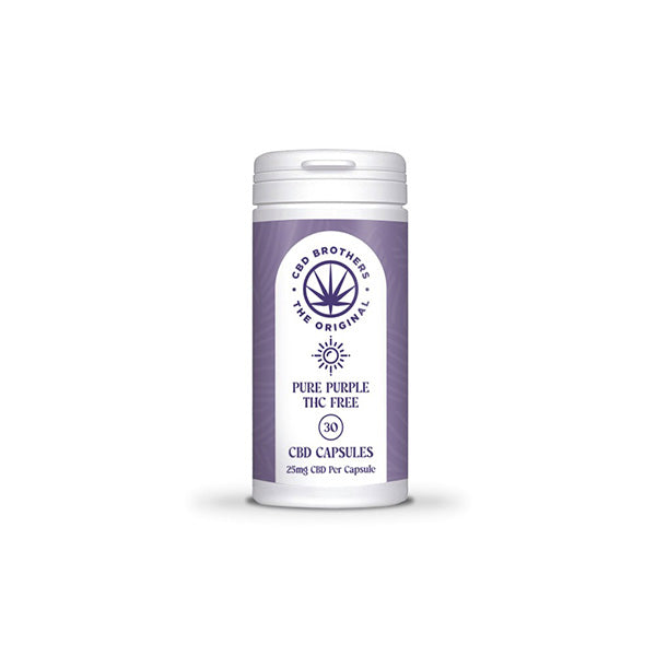 CBD Brothers Pure Purple 750mg CBD Vegan Capsules - 30 Caps | The CBD Hut