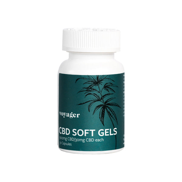 Voyager 900mg CBD Soft Gels - 30 Caps | The CBD Hut