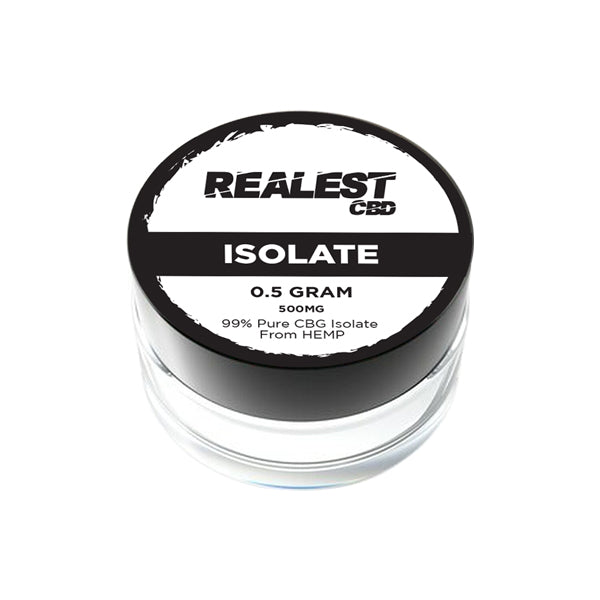Realest CBD 500mg CBG Isolate - 0.5g (BUY 1 GET 1 FREE) | The CBD Hut