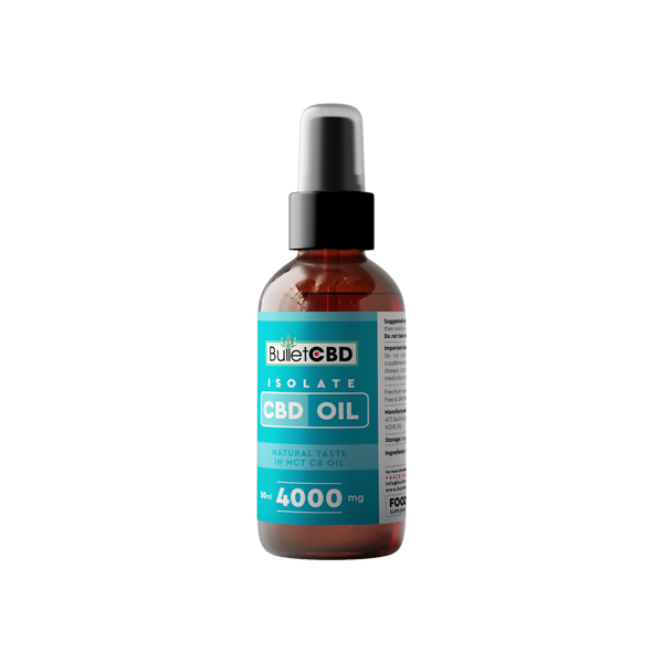 Bullet CBD 4000mg Pure CBD MCT Oil Spray - 50ml | The CBD Hut