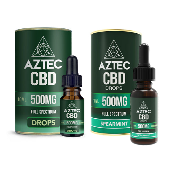 Aztec 500mg CBD Hemp Oil - 10ml | The CBD Hut