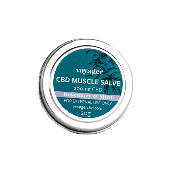 Voyager 200mg CBD Rosemary & Mint Muscle Salve - 20g | The CBD Hut