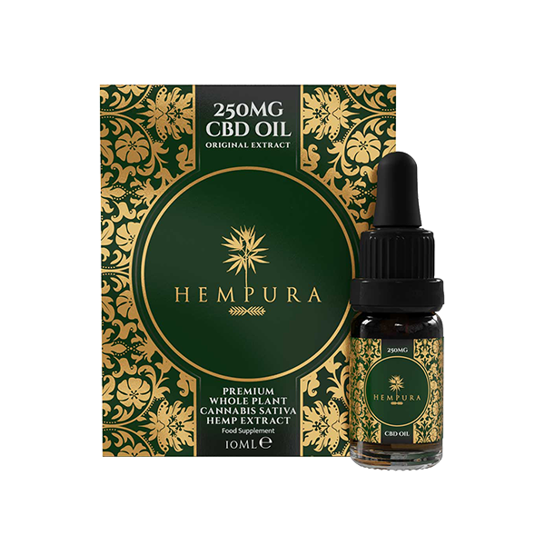 Hempura 250mg CBD Broad Spectrum Oil with terpenes - 10ml | The CBD Hut