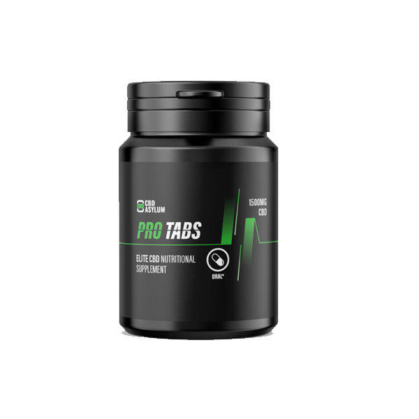 CBD Asylum 1500mg CBD Pro Tabs - 50 Tabs (BUY 1 GET 2 FREE) | The CBD Hut