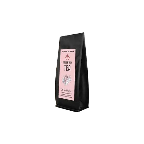 The Unusual Tea Company 3% CBD Hemp Tea - Strawberry Cream 40g | The CBD Hut