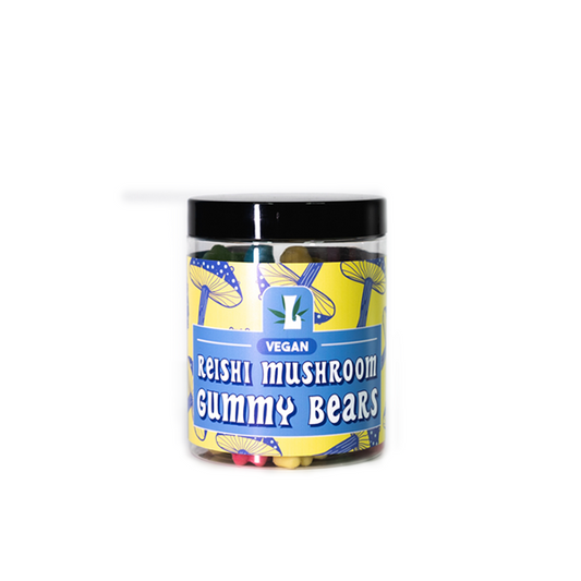 Loxa Reishi Vegan Mushroom Gummy Bears 8000mg - 400g Tub | The CBD Hut