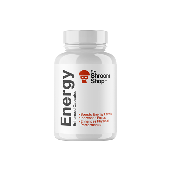 The Shroom Shop Enhanced Energy 67500mg Capsules - 90 Caps | The CBD Hut