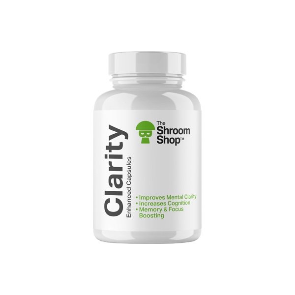 The Shroom Shop Enhanced Clarity 67500mg Capsules - 90 Caps | The CBD Hut