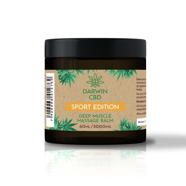 Darwin CBD 3000mg CBD Sport Edition Massage Balm - 60ml | The CBD Hut