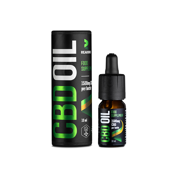 Reakiro 1500mg CBD Oil 15% Full Spectrum - 10ml (BUY 1 GET 1 FREE) | The CBD Hut
