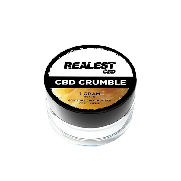 Realest CBD 1000mg 80% CBD Crumble - 1g (BUY 1 GET 1 FREE) | The CBD Hut