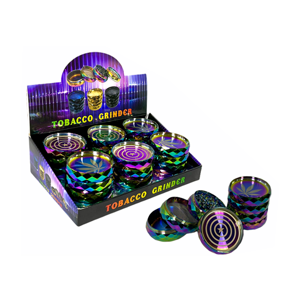 4 Parts Metal Tobacco/Herb Grinder (Various Designs) | The CBD Hut