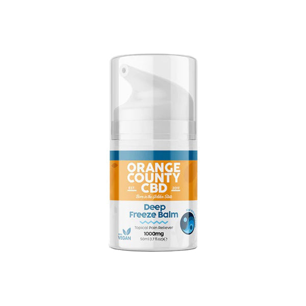 Orange County 1000mg CBD Deep Freeze Muscle Balm - 50ml | The CBD Hut