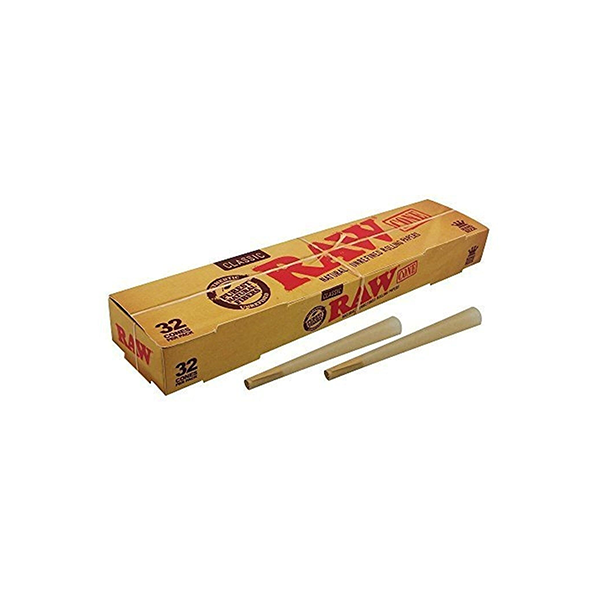32 RAW Classic King Size Cones Mega Pack | The CBD Hut