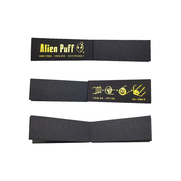 Alien Puff Black & Gold Filter Tips | The CBD Hut