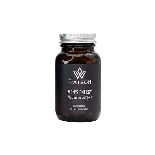 Dr Watson Men's Energy Mushroom Vegan Capsules - 60 Pieces | The CBD Hut