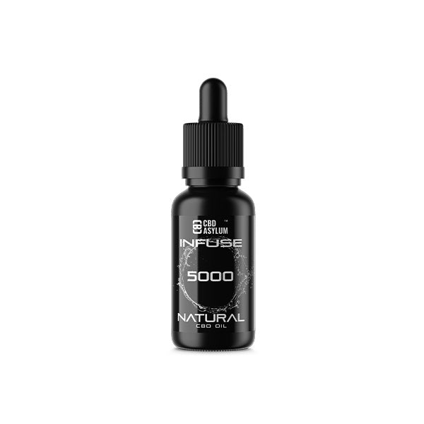 CBD Asylum Infuse 5000mg CBD Natural Oil - 30ml (BUY 1 GET 2 FREE) | The CBD Hut