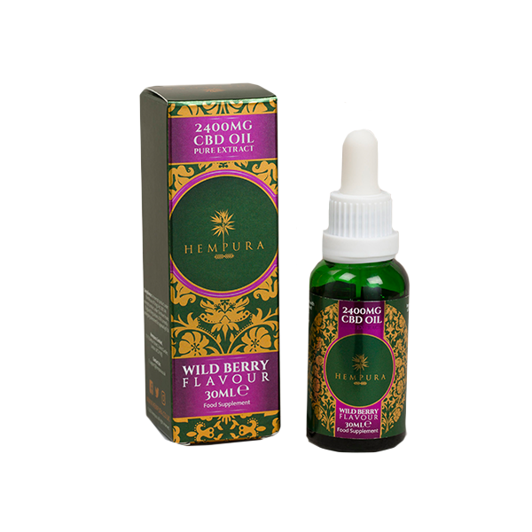 Hempura 2400mg CBD Broad Spectrum Oil Pure Wild Berries Flavour With terpenes - 30ml | The CBD Hut
