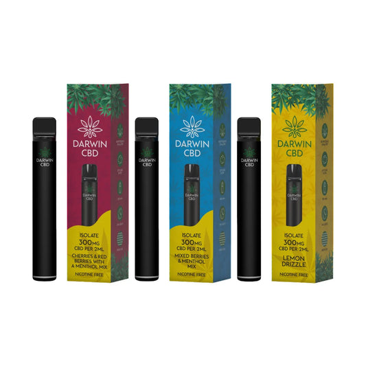 Darwin 300mg CBD Prefilled Pod Vape Kit - 600 Puffs | The CBD Hut