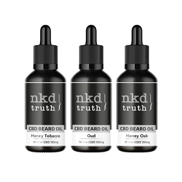 NKD 150mg CBD Infused Speciality Beard Oils - 30ml | The CBD Hut