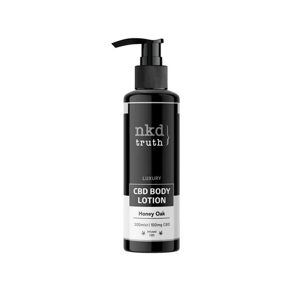 NKD 100mg CBD Luxury Body Lotion - 200ml - Honey Oak | The CBD Hut