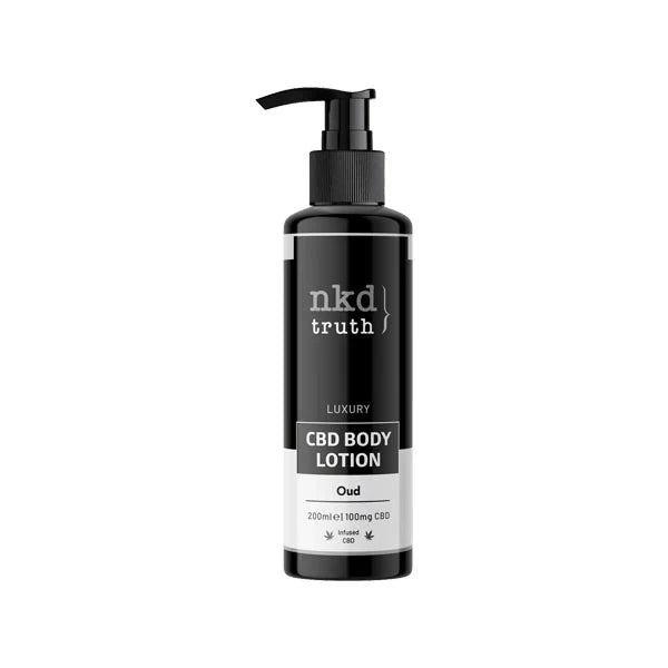 NKD 100mg CBD Luxury Body Lotion - 200ml - Oud | The CBD Hut