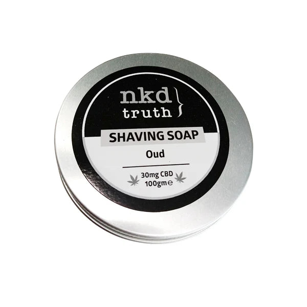 NKD 30mg CBD Speciality Shaving Soap - Oud/100g (BUY 1 GET 1 FREE) | The CBD Hut