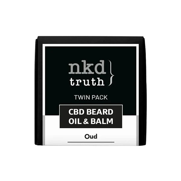 NKD 150mg CBD Oud Beard Oil & Balm - Twin Pack | The CBD Hut