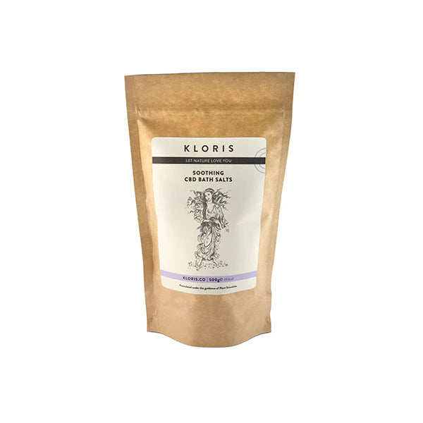 Kloris 1200mg Soothing CBD Bath Salts - 500g | The CBD Hut