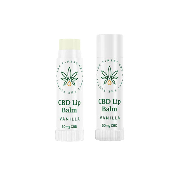 The Finest Balm 50mg CBD Vanilla Lip Balm Stick - 5ml | The CBD Hut
