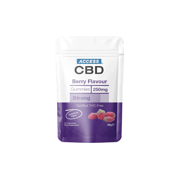 Access CBD 250mg CBD Berry Gummies (45g) | The CBD Hut
