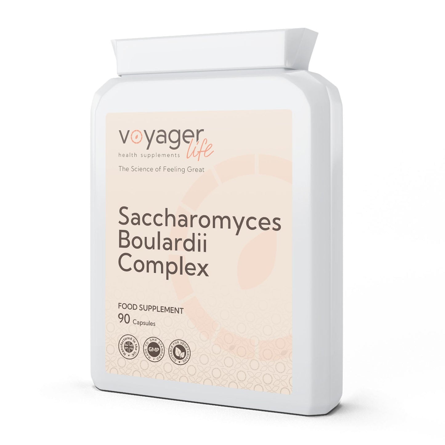 Voyager Saccharomyces Boulardii Complex 90 Capsules - front view