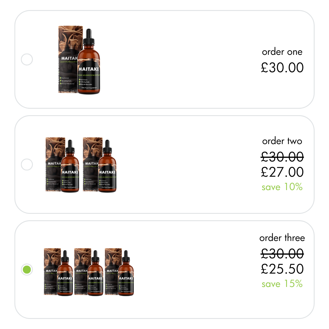 Feel Supreme Maitake Mushroom Extract 60ml