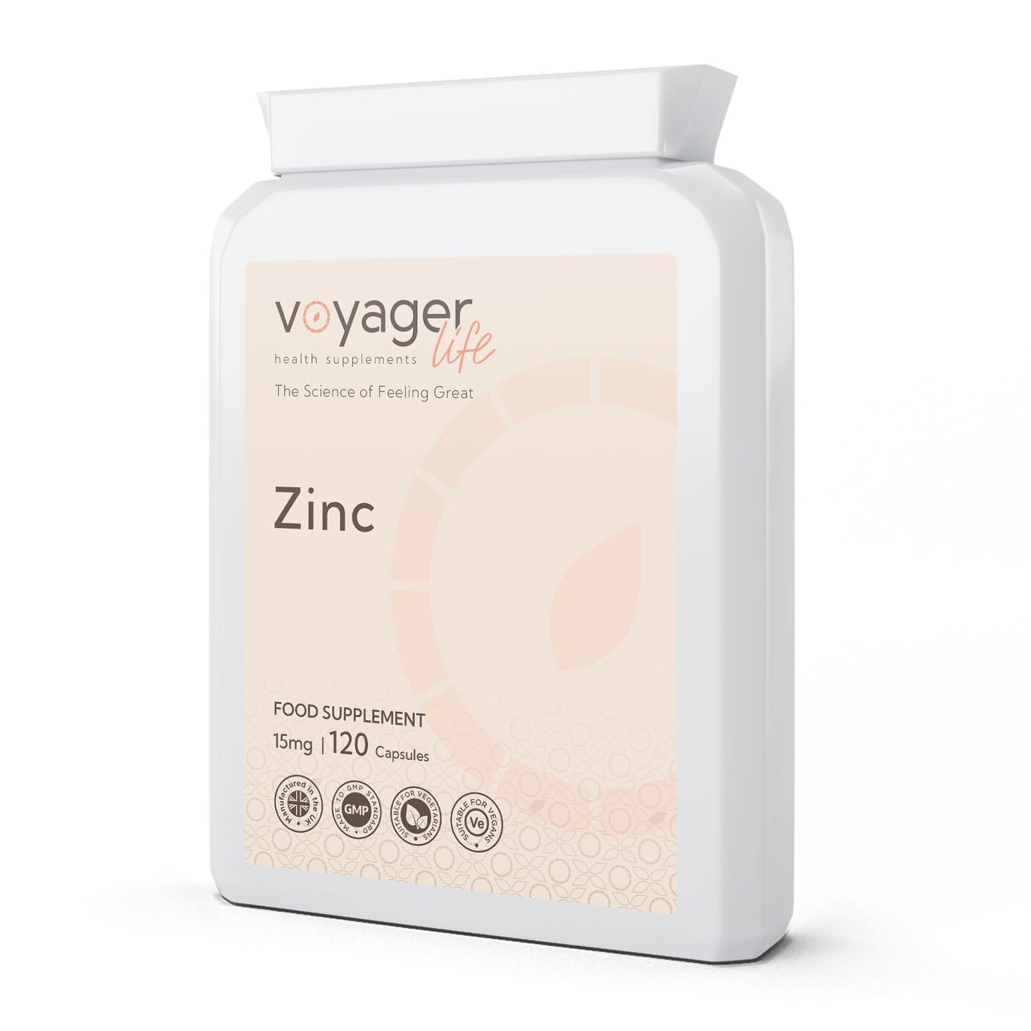 Voyager Zinc 15mg 120 Capsules product image