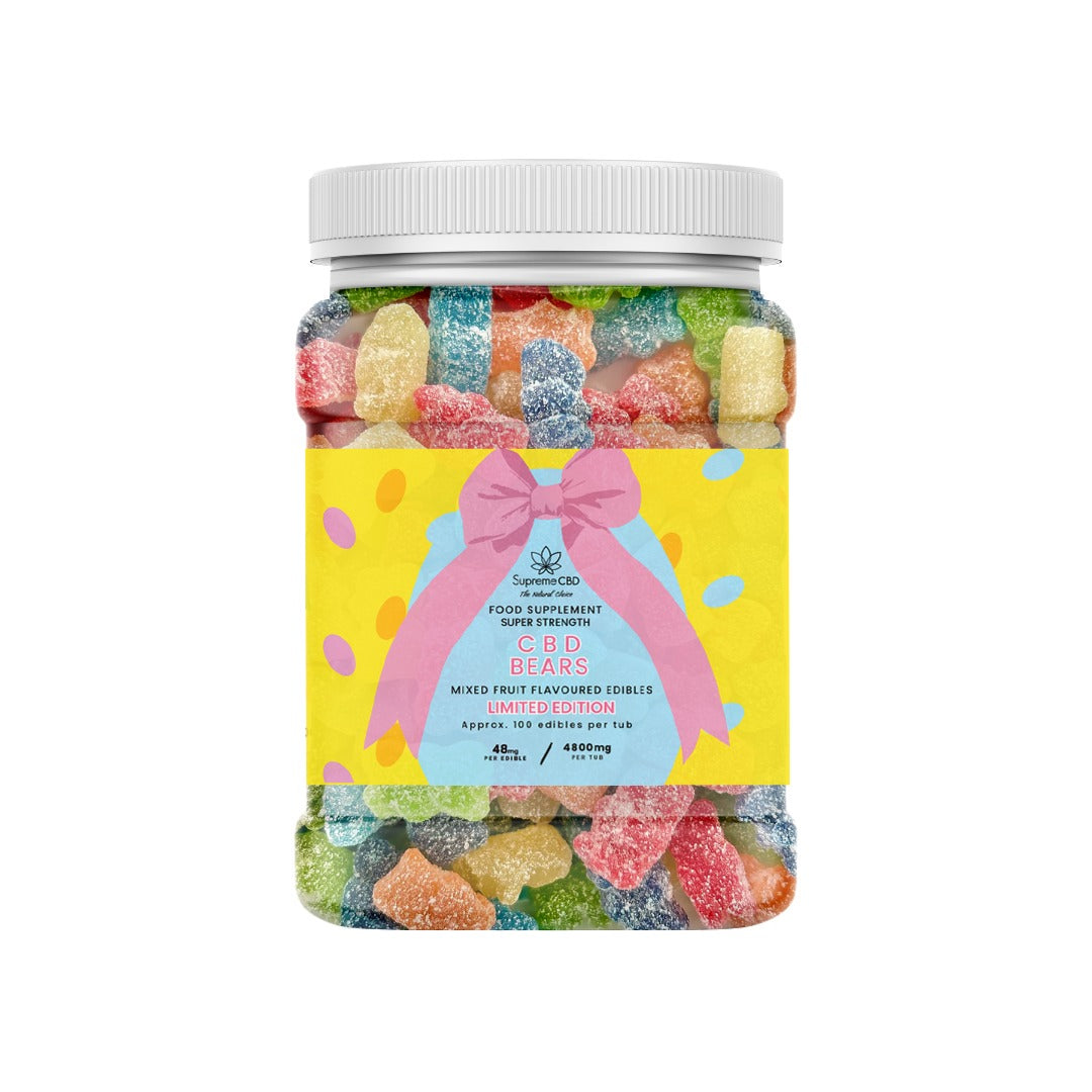 Supreme CBD Easter Gummy Bears 4800mg Limited Edition