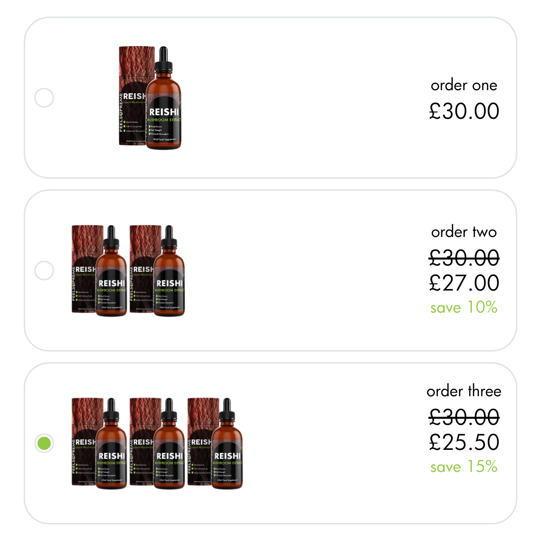 Feel Supreme Reishi Mushroom Extract 60ml