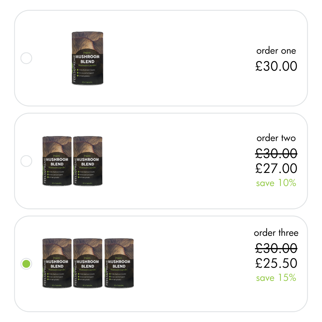 Feel Supreme Mushroom Blend Powder