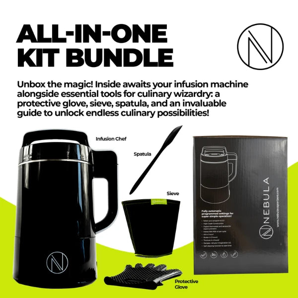 All-in-One bundle kit - Nebula Infusion Chef Kit | The CBD Hut