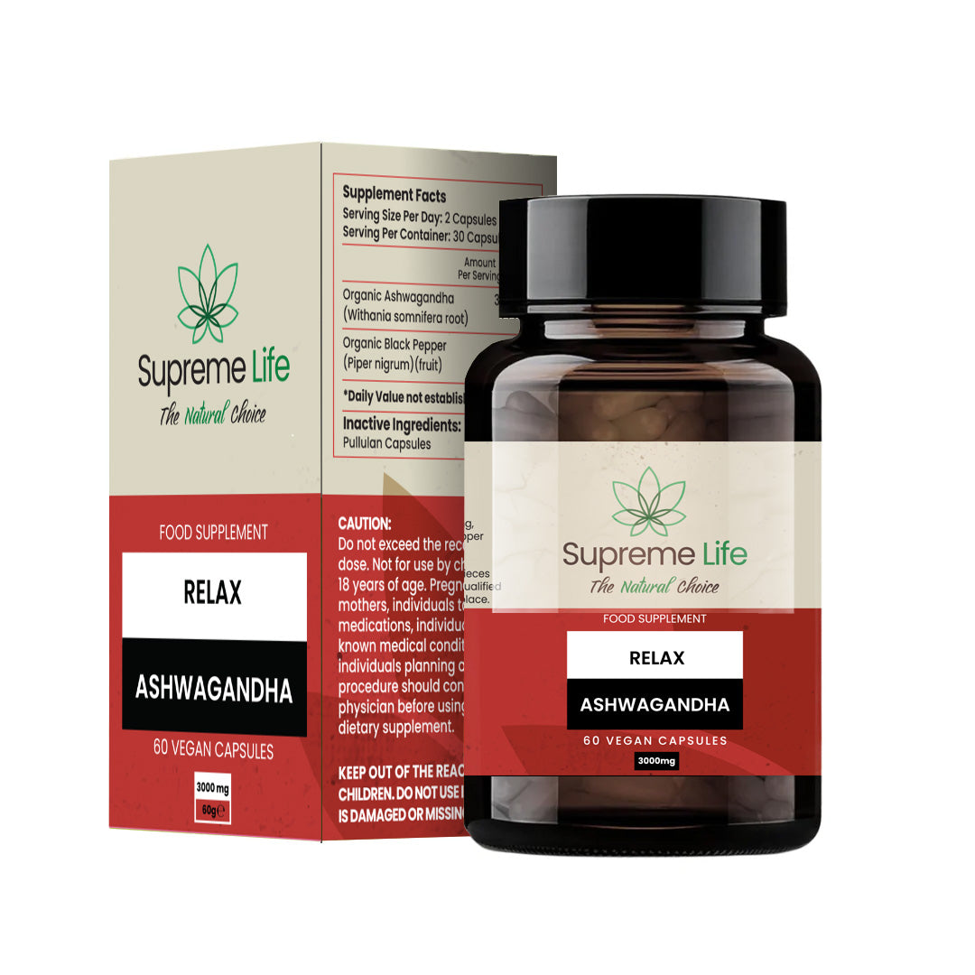 Supreme Life Ashwagandha Capsules 3000mg