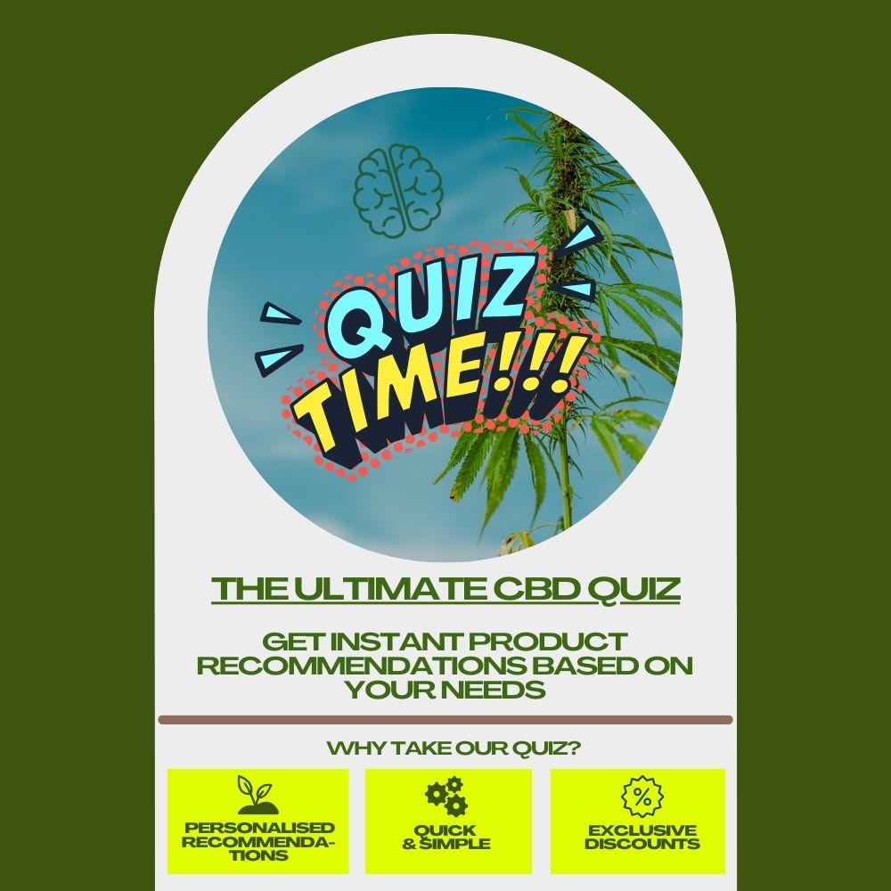 Quiz Time - The ultimate CBD Quiz - Get instant product recommendations based on your needs | The CBD Hut