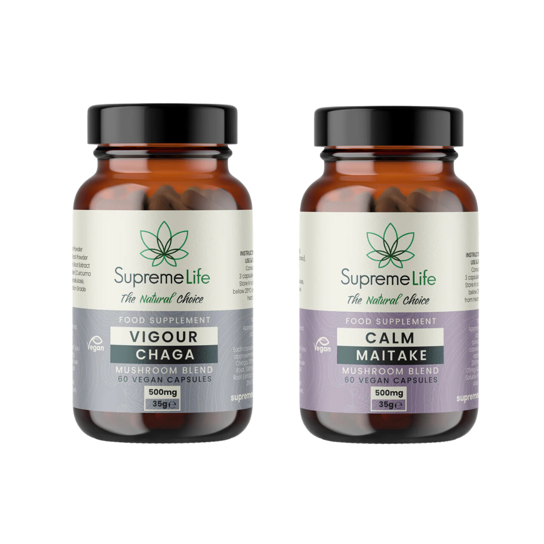 Supreme Life Chaga & Maitake Capsules Bundle