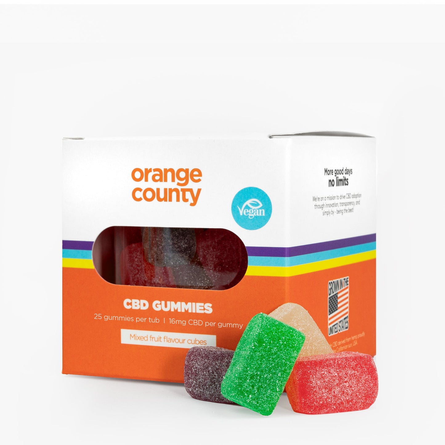 Orange County Sweet Dreams Gift Bundle - Mixed Fruit Gummy Cubes | The CBD Hut